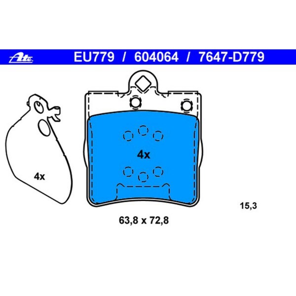 Brake Pad Set,604064